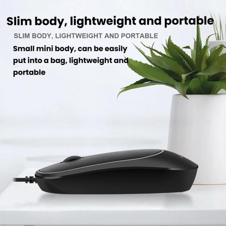 Little Kangaroo DS-919 Anti-Static Anti-Interference Wired Mouse Business Industrial Slim Mouse, Spec: PS2 Round Port - Wired Mice by Little Kangaroo | Online Shopping UK | buy2fix