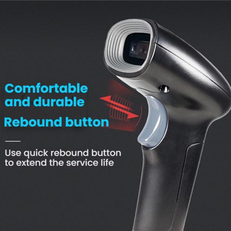 Payment QR Code Express Delivery Supermarket Product Code Block Barcode Scanner(Without Holder) - Barcode Scanner by buy2fix | Online Shopping UK | buy2fix