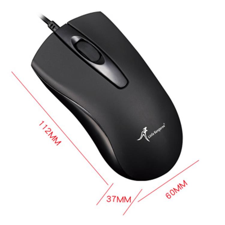 Little Kangaroo DS-917 1000DPI Ergonomic Optical Wired Mouse Laptop Mouse For Office Gaming, Spec: USB - Wired Mice by Little Kangaroo | Online Shopping UK | buy2fix