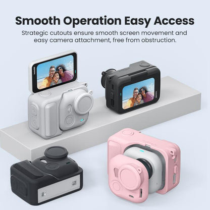 For Insta360 Go Ultra aMagisn Silicone Protective Case Kit All-round Protection Shell(Pink) - Case & Bags by aMagisn | Online Shopping UK | buy2fix