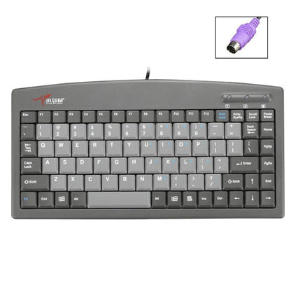 Little Kangaroo DS-9827 88 Key Wired Keyboard With Magnetic Ring Laptop Industrial Office Keyboard, Spec: PS2 - Wired Keyboard by Little Kangaroo | Online Shopping UK | buy2fix