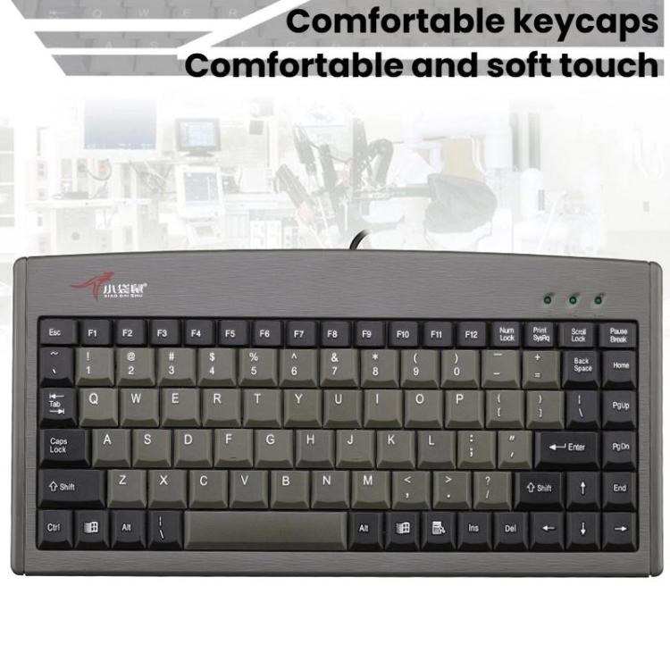 Little Kangaroo DS-3000 88 Key Wired Keyboard With Magnetic Ring Laptop Industrial Office Keyboard, Spec: PS2 - Wired Keyboard by Little Kangaroo | Online Shopping UK | buy2fix
