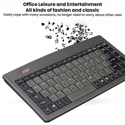 Little Kangaroo DS-3000 88 Key Wired Keyboard With Magnetic Ring Laptop Industrial Office Keyboard, Spec: USB - Wired Keyboard by Little Kangaroo | Online Shopping UK | buy2fix