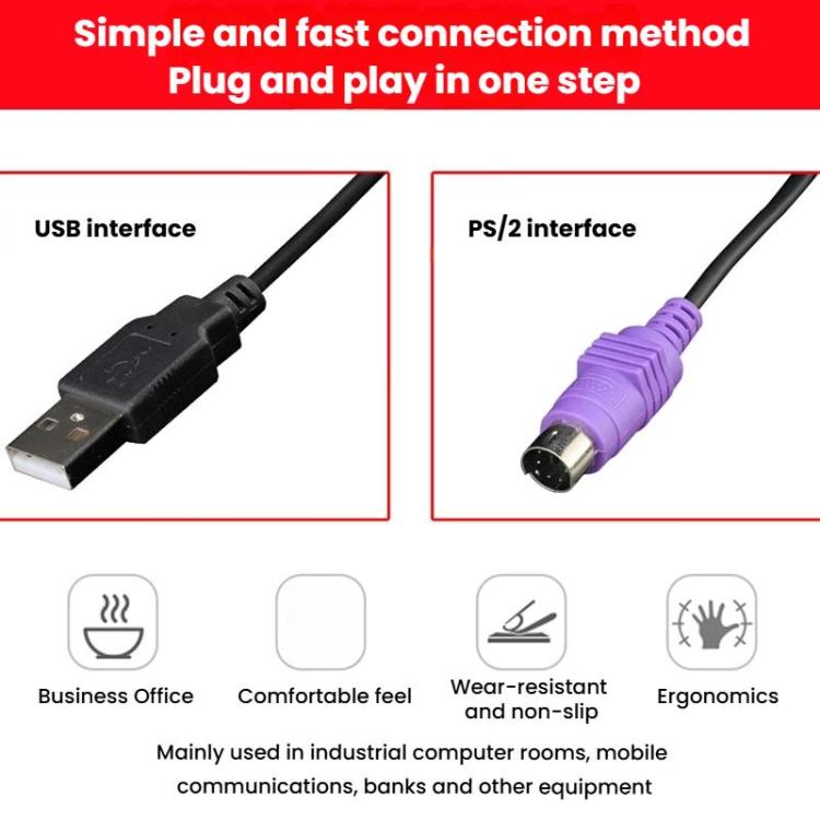 Little Kangaroo DS-3000 88 Key Wired Keyboard With Magnetic Ring Laptop Industrial Office Keyboard, Spec: PS2 - Wired Keyboard by Little Kangaroo | Online Shopping UK | buy2fix