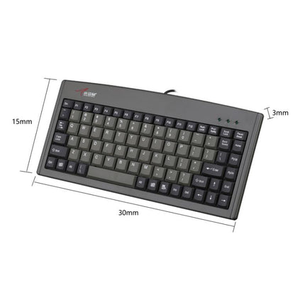 Little Kangaroo DS-3000 88 Key Wired Keyboard With Magnetic Ring Laptop Industrial Office Keyboard, Spec: PS2 - Wired Keyboard by Little Kangaroo | Online Shopping UK | buy2fix