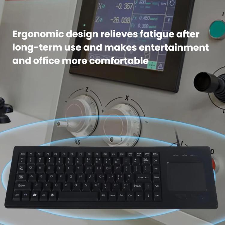 Little Kangaroo DS-8500 Laptop Wired Keyboard With Touchpad, Spec: PS2 With Ears - Wired Keyboard by Little Kangaroo | Online Shopping UK | buy2fix