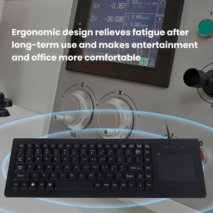 Little Kangaroo DS-8500 Laptop Wired Keyboard With Touchpad, Spec: PS2 Without Ears - Wired Keyboard by Little Kangaroo | Online Shopping UK | buy2fix