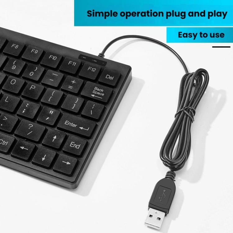 Little Kangaroo DS-8500 Laptop Wired Keyboard With Touchpad, Spec: USB Without Ears - Wired Keyboard by Little Kangaroo | Online Shopping UK | buy2fix