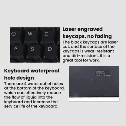 Little Kangaroo DS-8500 Laptop Wired Keyboard With Touchpad, Spec: USB With Ears - Wired Keyboard by Little Kangaroo | Online Shopping UK | buy2fix