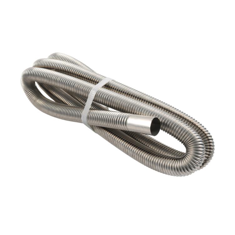 60CM Parking Heater Stainless Steel Threaded Exhaust Pipe - Engine Fittings by buy2fix | Online Shopping UK | buy2fix