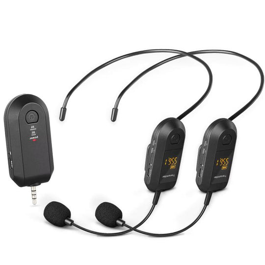 1 In 2 Headwear Wireless 2.4G Microphone Amplifier Portable Microphone