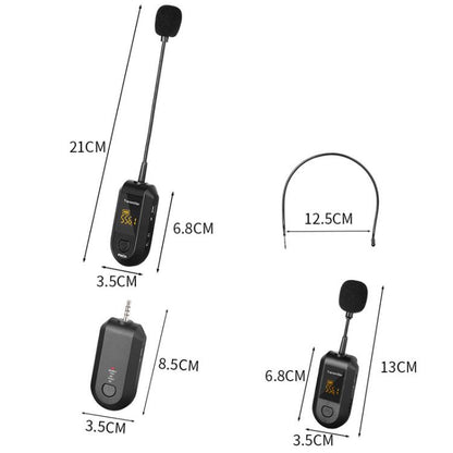 1 In 2 Headwear Wireless 2.4G Microphone Amplifier Portable Microphone - Microphone by buy2fix | Online Shopping UK | buy2fix
