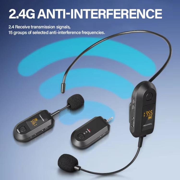 1 In 1 Headwear Wireless 2.4G Microphone Amplifier Portable Microphone - Microphone by buy2fix | Online Shopping UK | buy2fix
