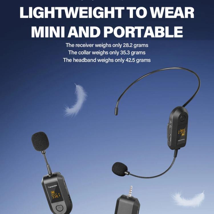 1 In 2 Headwear Wireless 2.4G Microphone Amplifier Portable Microphone - Microphone by buy2fix | Online Shopping UK | buy2fix