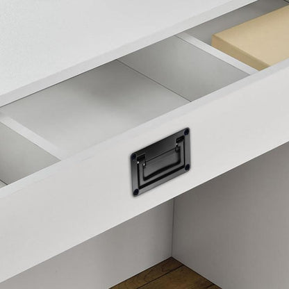 Recessed Foldable Invisible Handle for RV Boat Deck Hatches, Color: Silver with Screws - Door Handles by buy2fix | Online Shopping UK | buy2fix