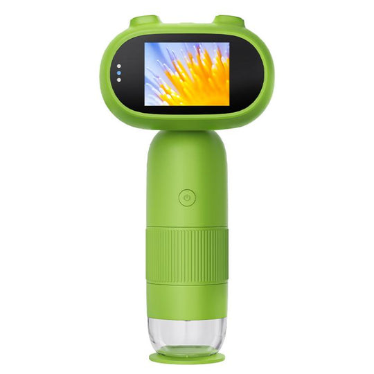 CM4 Cartoon HD Children Digital Electronic Microscope With Screen Handheld Portable Magnifier
