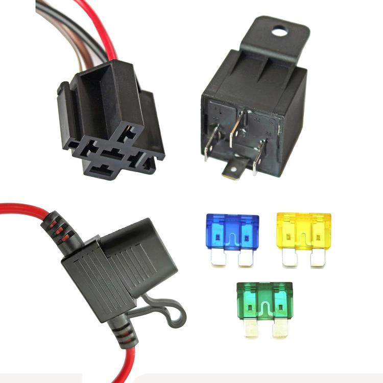 40A Thermostat Dual Electric Cooling Fan Wiring Harness Kit(12V) - Automobiles Sensors by buy2fix | Online Shopping UK | buy2fix
