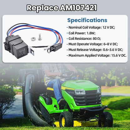 AM107421 Switch Starter Relay Kit for John Deere(40A/30A  12VDC) - Relays by buy2fix | Online Shopping UK | buy2fix