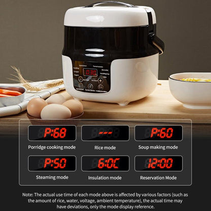 12V-24V 2L Car-Mounted Push-Button Rice Cooker, Specification: English - Rice Cookers by buy2fix | Online Shopping UK | buy2fix