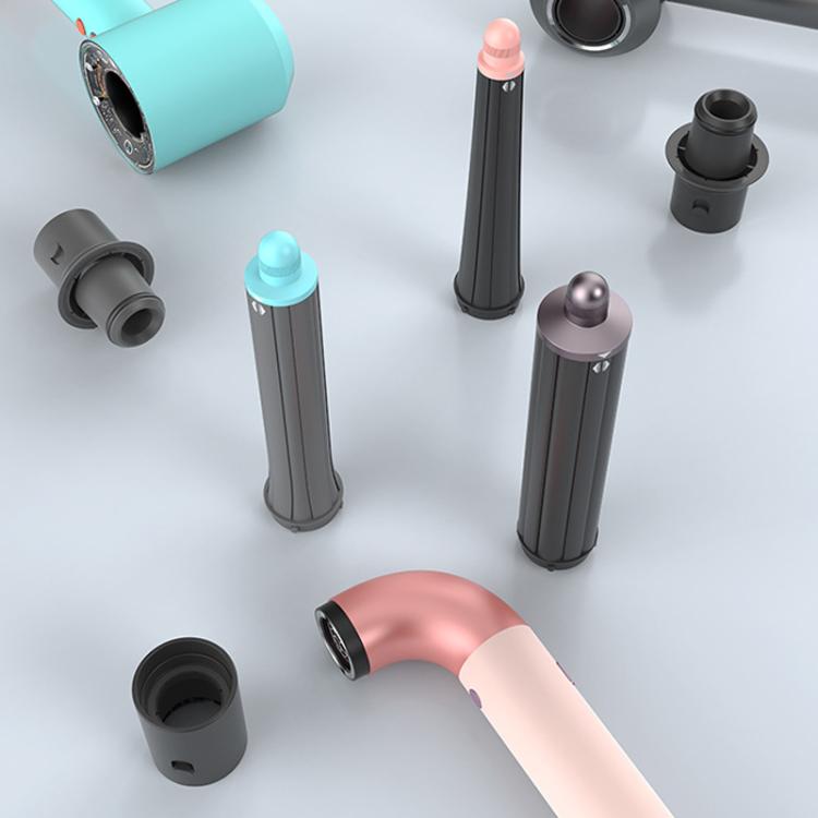 For Dyson HD01-HD16 Hair Dryer Upgrade Locking Airwrap Barrel Adapter Converter Curling Attachment Black - For Dyson Accessories by buy2fix | Online Shopping UK | buy2fix