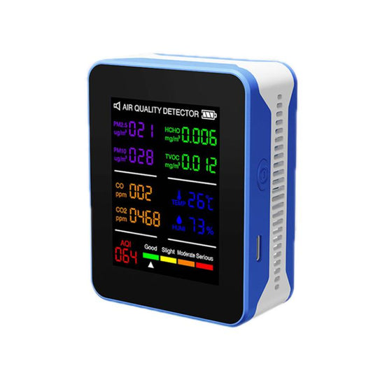 Multifunctional CO2 Air Quality Environmental Monitor(White) - Air & Water Quality Tester by buy2fix | Online Shopping UK | buy2fix
