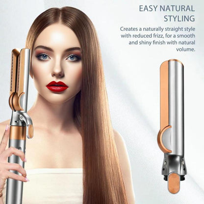 For Dyson Airwrap HS01/HS05/HS08 Air Straightener Attachment Straightening Nozzle(Rose Red) - For Dyson Accessories by buy2fix | Online Shopping UK | buy2fix