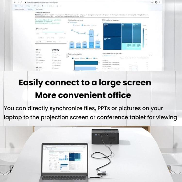 USB3.0+Type-C To Dual HDMI Extender 4K 60HZ Dual Screen Heterodyne HD Video Converter, Size: 25cm(Silver Gray) - Adapter by buy2fix | Online Shopping UK | buy2fix