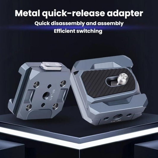 COBONE CQ-2 Aluminum Alloy Quick Release Adapter Universal Gimbal Clamp Accessories For Phones DSLRs - Holder by COBONE | Online Shopping UK | buy2fix