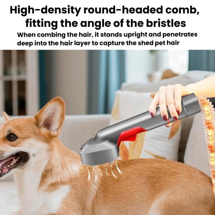 6pcs For Dyson V7 V8 V10 V11 V15 Vacuum Cleaner Pet Grooming Clipper Set With Switch Buckle - For Dyson Accessories by buy2fix | Online Shopping UK | buy2fix