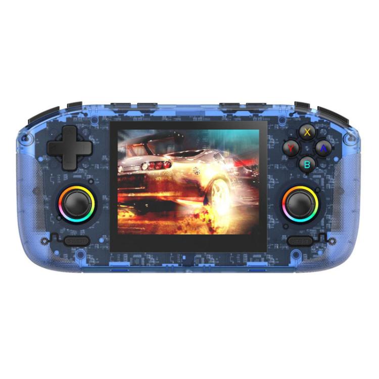 RK35H Handheld Open Source Game Console Support 3D Online Double Play Portable Retro Game Machine, Memory: 128G(Blue) - Pocket Console by buy2fix | Online Shopping UK | buy2fix