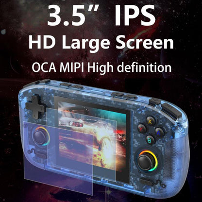 RK35H Handheld Open Source Game Console Support 3D Online Double Play Portable Retro Game Machine, Memory: 64G(White) - Pocket Console by buy2fix | Online Shopping UK | buy2fix