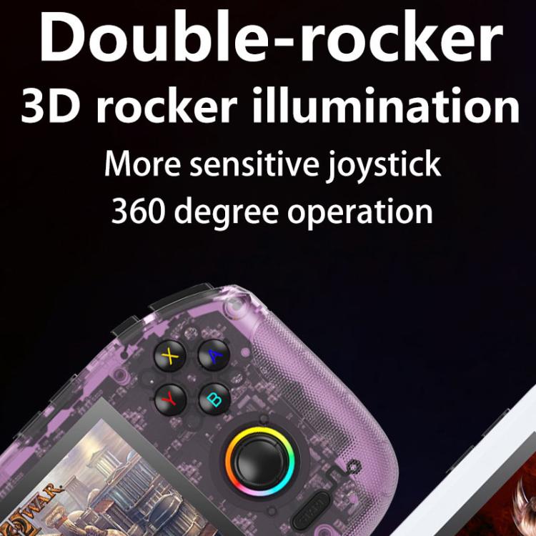 RK35H Handheld Open Source Game Console Support 3D Online Double Play Portable Retro Game Machine, Memory: 64G(Purple) - Pocket Console by buy2fix | Online Shopping UK | buy2fix