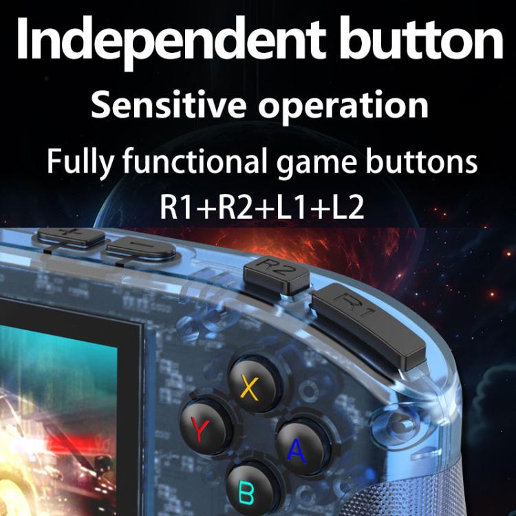 RK35H Handheld Open Source Game Console Support 3D Online Double Play Portable Retro Game Machine, Memory: No Memory Card(Black) - Pocket Console by buy2fix | Online Shopping UK | buy2fix