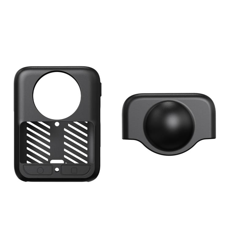 For DJI Osmo 360 Silicone Case Anti-Scratch Shock-Absorbing Dustproof Cover With Lens Cap - Case & Bags by buy2fix | Online Shopping UK | buy2fix