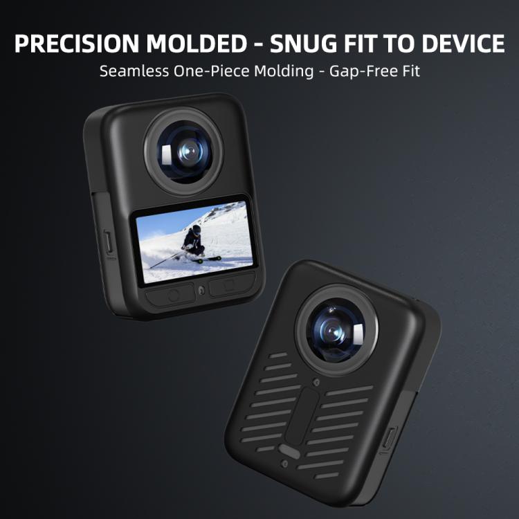 For DJI Osmo 360 Silicone Case Anti-Scratch Shock-Absorbing Dustproof Cover With Lens Cap - Case & Bags by buy2fix | Online Shopping UK | buy2fix