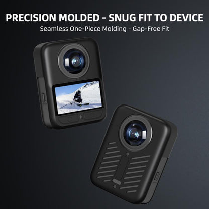 For DJI Osmo 360 Silicone Case Anti-Scratch Shock-Absorbing Dustproof Cover With Lens Cap - Case & Bags by buy2fix | Online Shopping UK | buy2fix