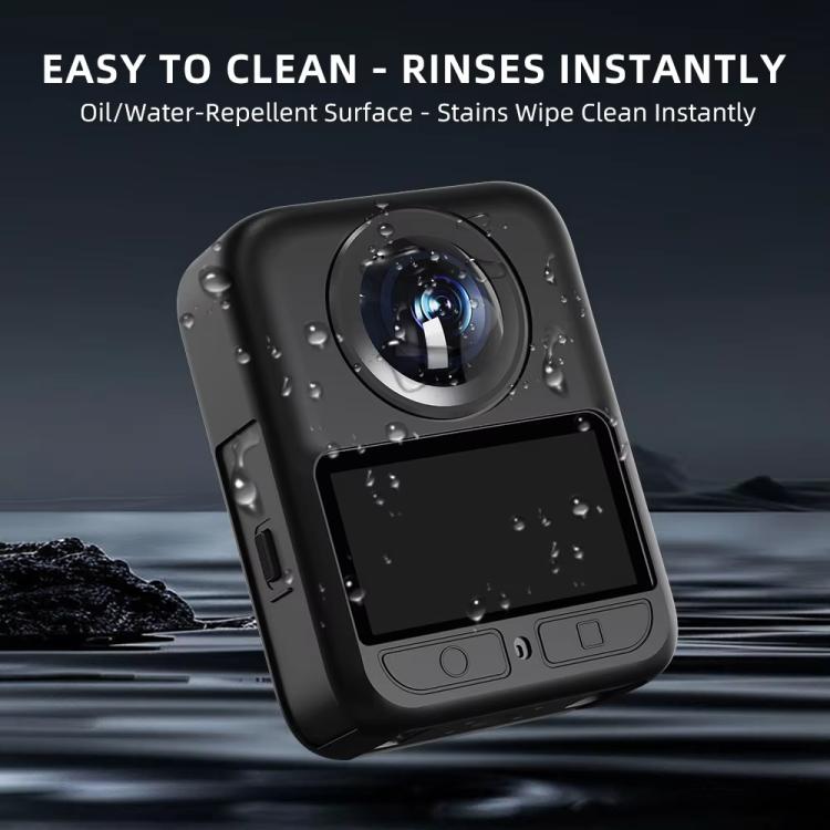 For DJI Osmo 360 Silicone Case Anti-Scratch Shock-Absorbing Dustproof Cover With Lens Cap - Case & Bags by buy2fix | Online Shopping UK | buy2fix