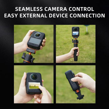 For DJI Osmo 360 Silicone Case Anti-Scratch Shock-Absorbing Dustproof Cover With Lens Cap - Case & Bags by buy2fix | Online Shopping UK | buy2fix