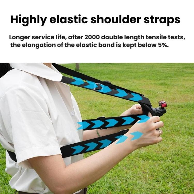 Universal Magnetic Quick-Release Chest Mount Harness For Action Cameras POV Hands-Free Recording(Black) - Chest Belt by buy2fix | Online Shopping UK | buy2fix