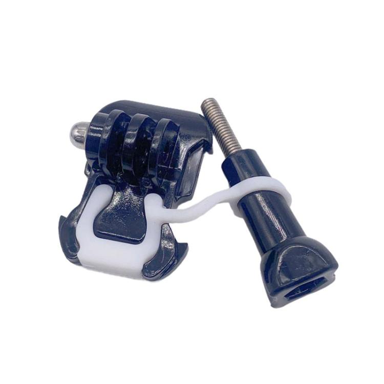 10pcs Silicone Locking Buckle Sports Camera Accessories Safety Buckle Surfboard Base Fixed Base Plug Anti-Release Buckle(Black) - Connection Mount by buy2fix | Online Shopping UK | buy2fix