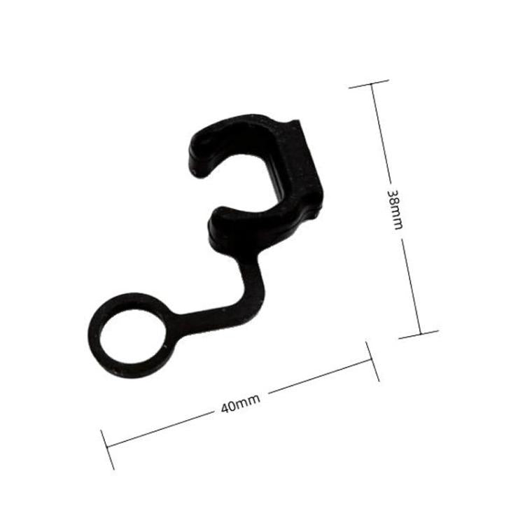 10pcs Silicone Locking Buckle Sports Camera Accessories Safety Buckle Surfboard Base Fixed Base Plug Anti-Release Buckle(White) - Connection Mount by buy2fix | Online Shopping UK | buy2fix