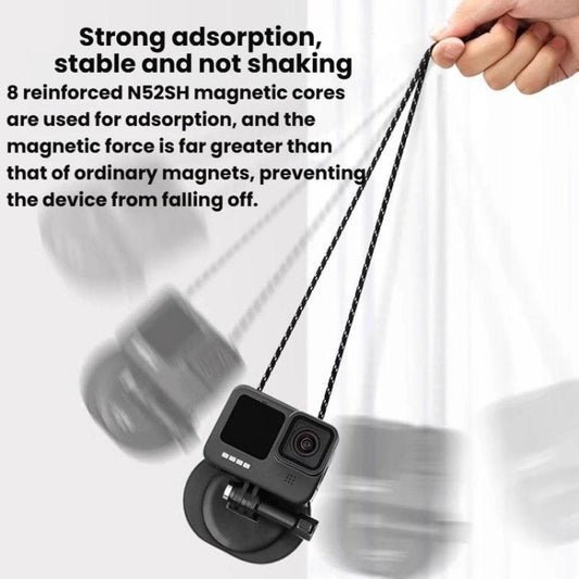 BH-14 With 1/4 inch Adapter Universal Action Camera Magnetic Lanyard Camera Neck-Mount Bracket - Mount & Holder by buy2fix | Online Shopping UK | buy2fix