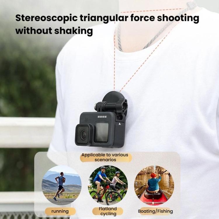 BH-14 Universal Action Camera Magnetic Lanyard Camera Neck-Mount Bracket - Mount & Holder by buy2fix | Online Shopping UK | buy2fix
