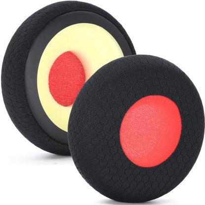1pair Replacement Earpads for Jabra Evolve 20 20SE 30 30 II 40 65 65t Breathable Ear Cushions(Black Red) - Earmuff & Pad by buy2fix | Online Shopping UK | buy2fix