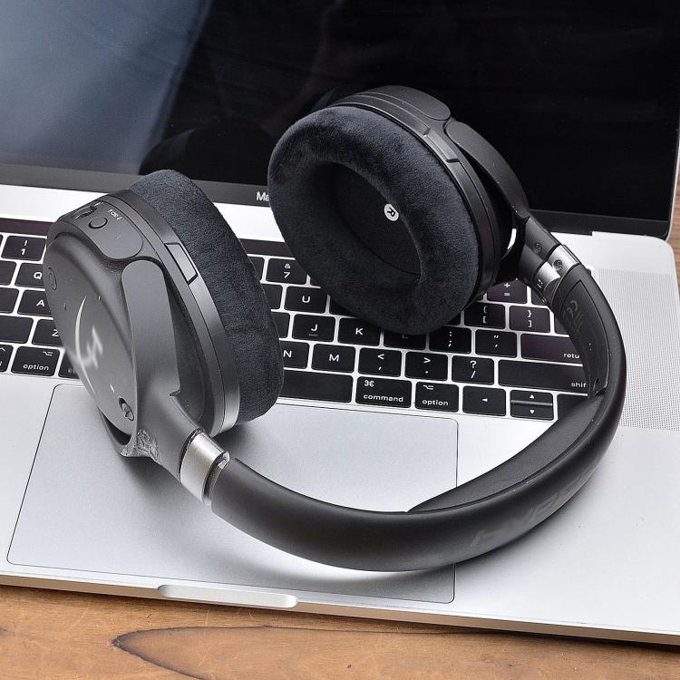 1pair Flannel Earpads For Audeze Penrose/Penrose X/Mobius & HyperX Cloud Orbit S Replacement Parts - Earmuff & Pad by buy2fix | Online Shopping UK | buy2fix