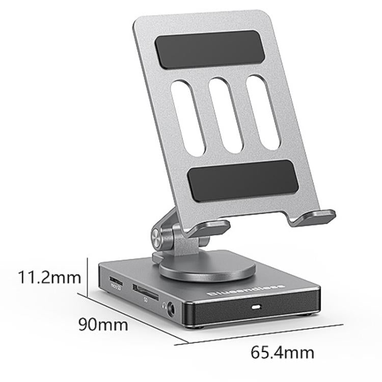 Blueendless ST803 Phone Rotating Stand Docking Station, Spec: 8 In 1 - Desktop Holder by Blueendless | Online Shopping UK | buy2fix