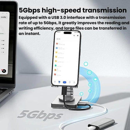 Blueendless ST803 Phone Rotating Stand Docking Station, Spec: 8 In 1 - Desktop Holder by Blueendless | Online Shopping UK | buy2fix