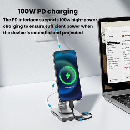 Blueendless ST803 Phone Rotating Stand Docking Station, Spec: 8 In 1 - Desktop Holder by Blueendless | Online Shopping UK | buy2fix