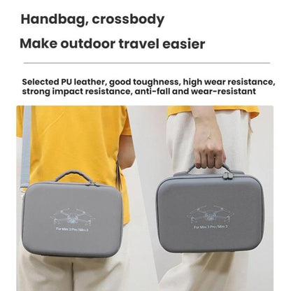 For DJI  Mini 3 / 3 Pro WOKEMA With Screen Pressure-Resistant Waterproof Portable Storage Bag - Carry Cases & Bags by WOKEMA | Online Shopping UK | buy2fix
