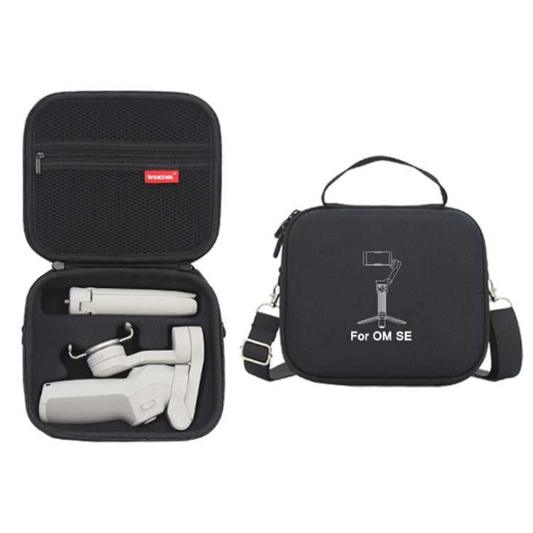For DJI OSMO Mobile 4 / SE PU WOKEMA Handheld Gimbal Stabilizer Storage Bag (Black) -  by buy2fix | Online Shopping UK | buy2fix